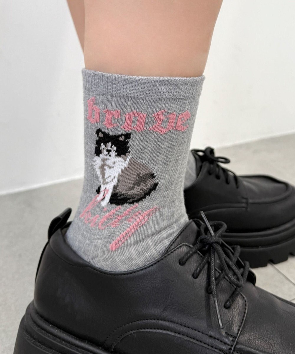 WEGO catロゴソックス 