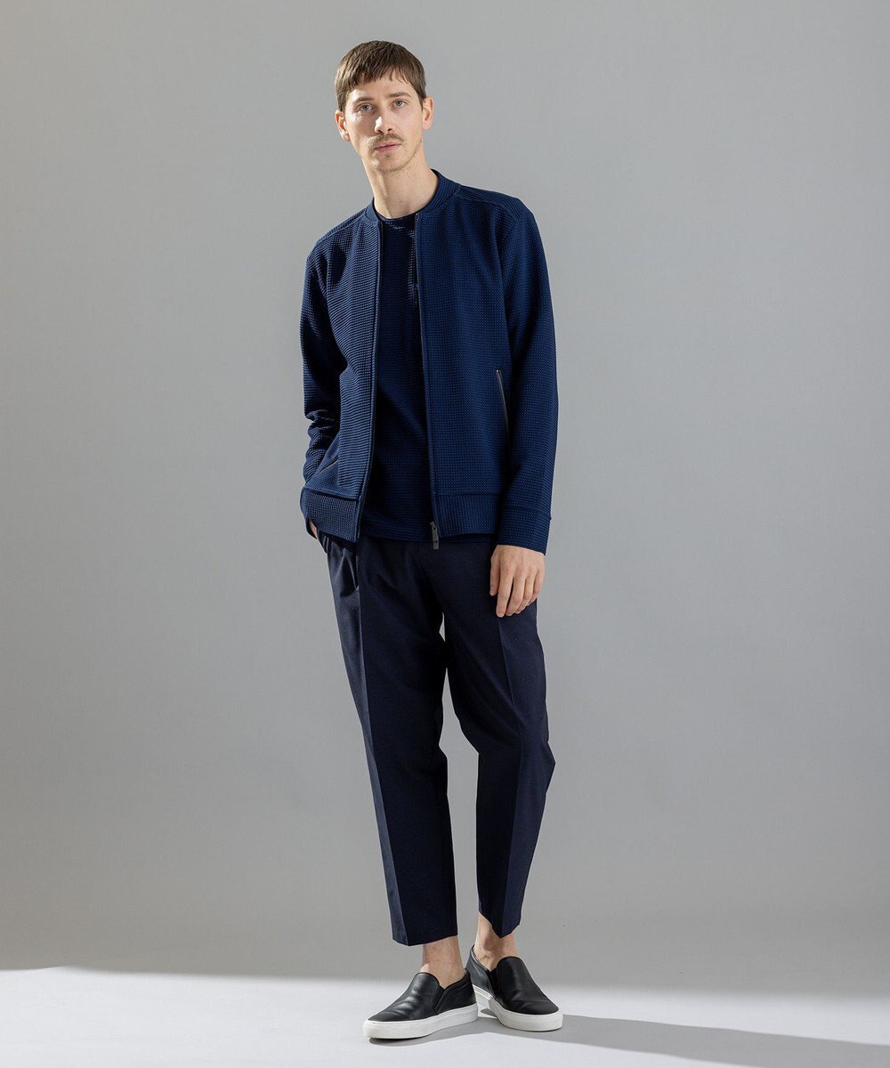 JOSEPH HOMME 【LEON 掲載】＜オリジナル素材＞ ライトタックジャージー ジップアップブルゾン 