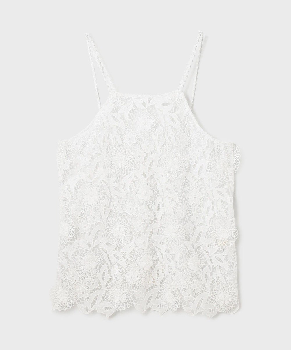 GRACE CONTINENTAL フラワーレースキャミソール 