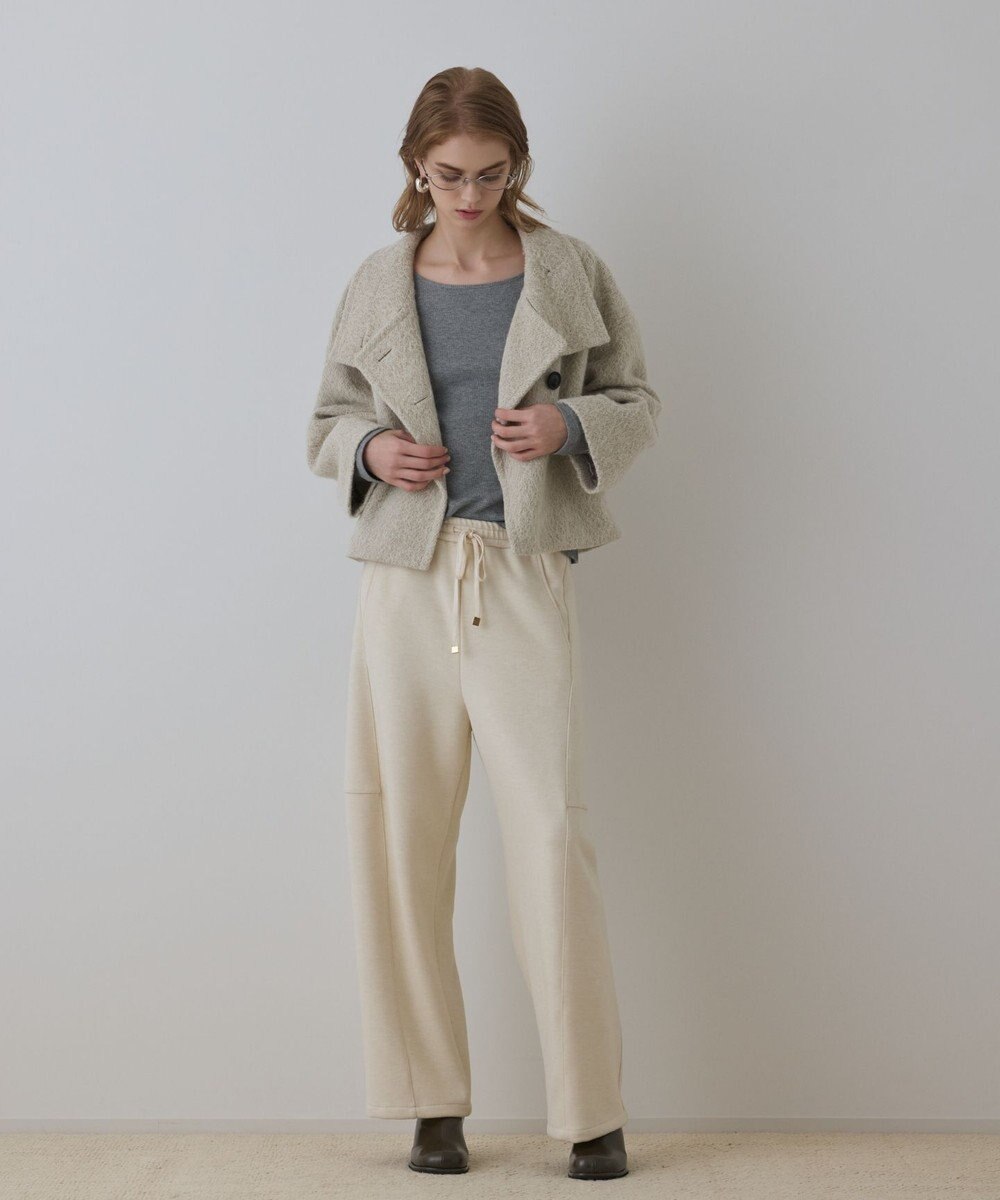 GRACE CONTINENTAL エッグラインカットパンツ 