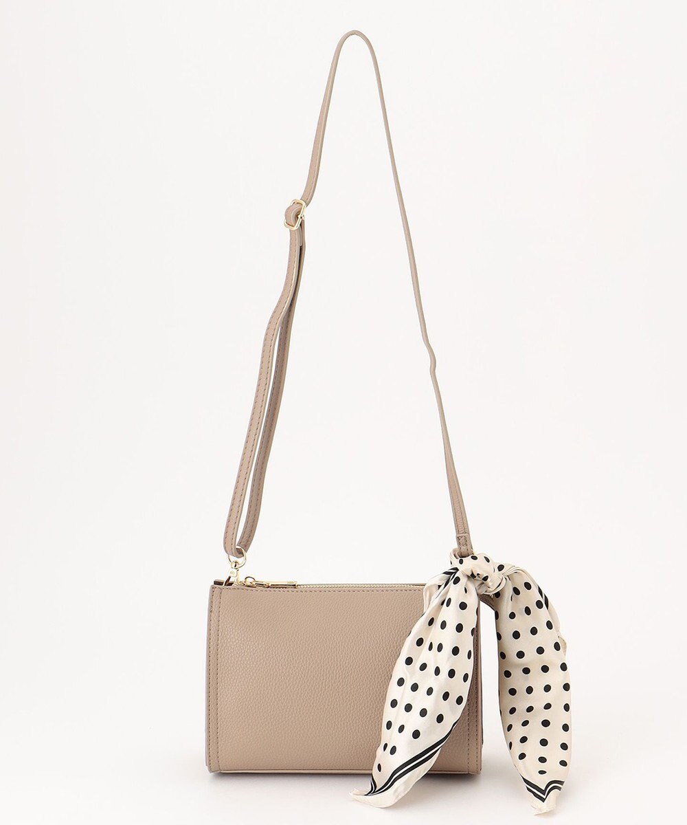 UNBILLION 【テレビ ドラマ着用アイテム】cachecache WEB限定スカーフ付ボックスショルダー 