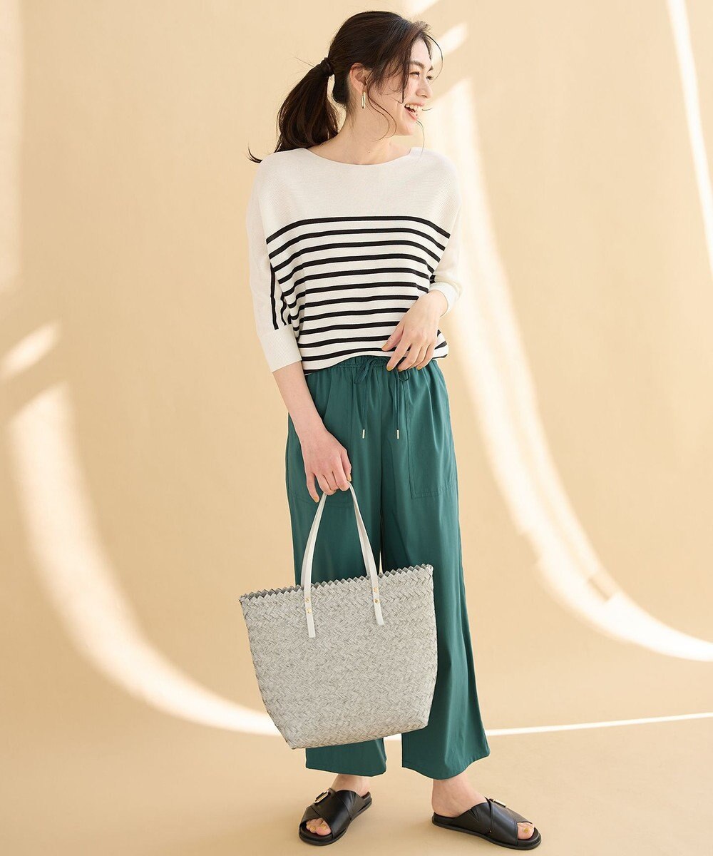 ANY 【新色追加/洗濯機可/ウエストゴム/接触冷感/UVケア/6色展開】清涼リラックスパンツ 