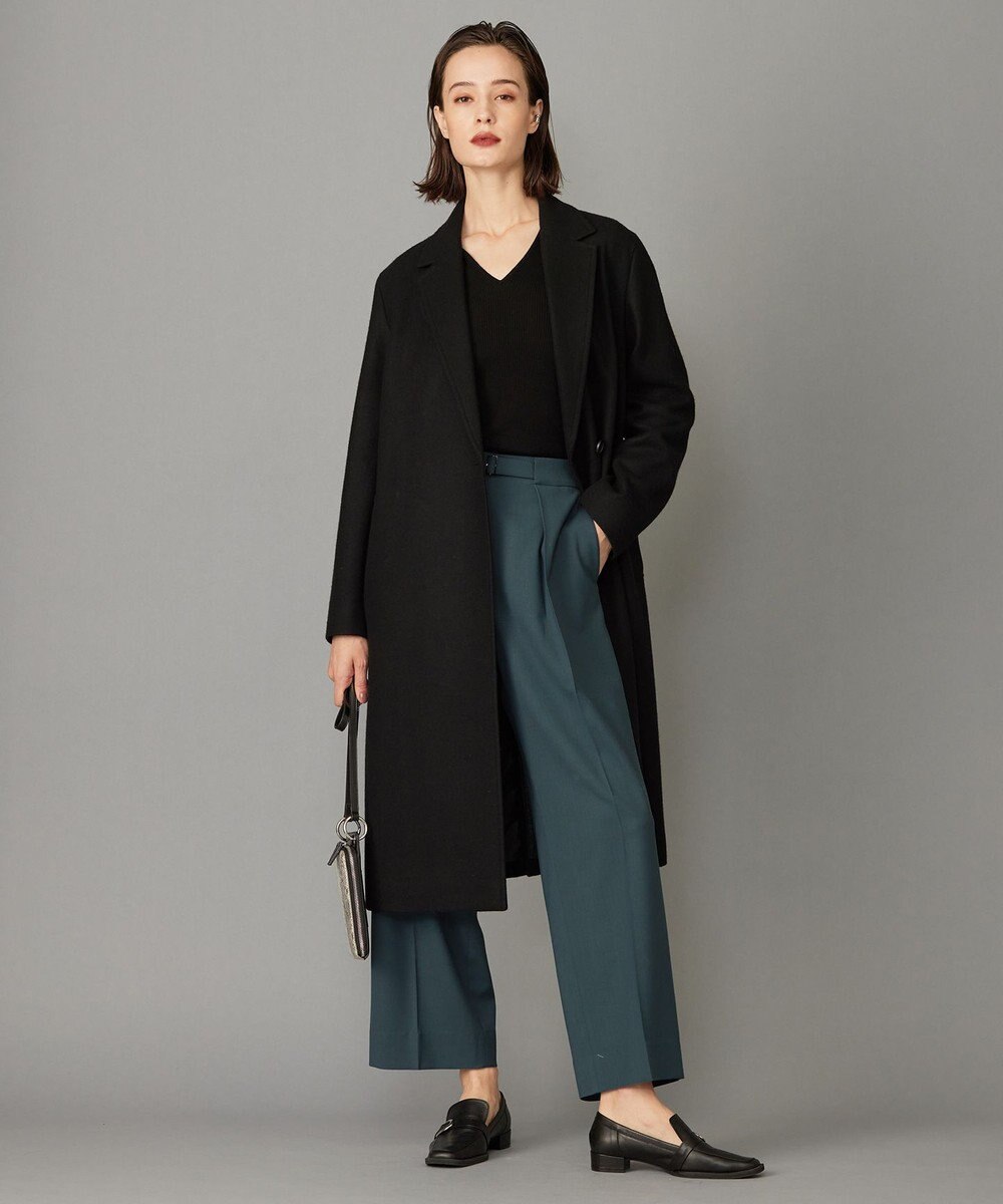 ICB 【洗える】エクストラファインメリノ Vネックプルオーバー 