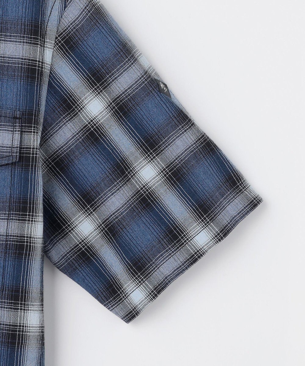 JOSEPH ABBOUD MOUNTAIN 【日本素材/ドライタッチ/軽量/オーガニックコットン】ドライチェック アウトドアシャツ 