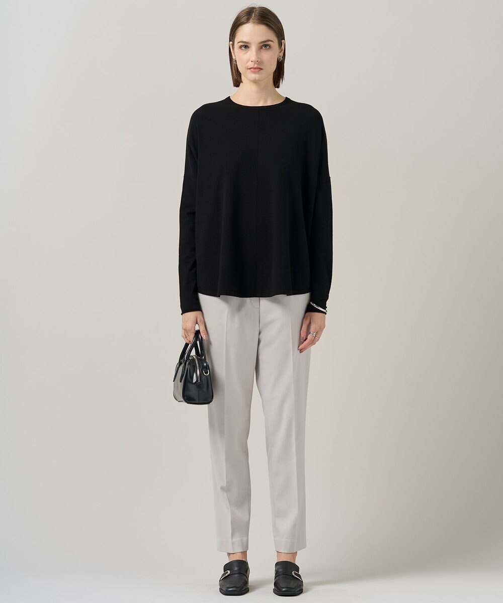 ICB 【裏起毛】 ウォームサテン スティックパンツ 