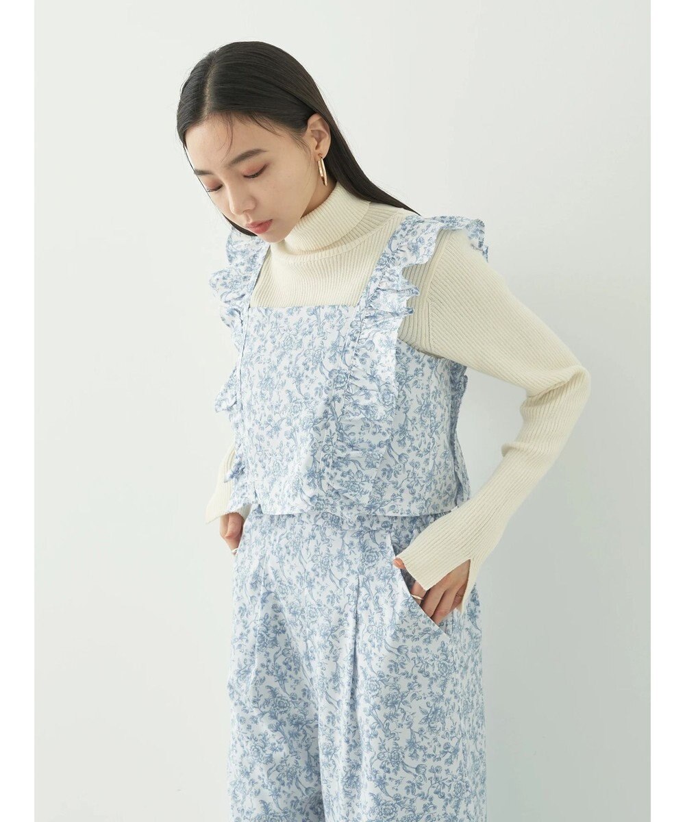 earth music&ecology 隠れウサギ柄ビスチェ 