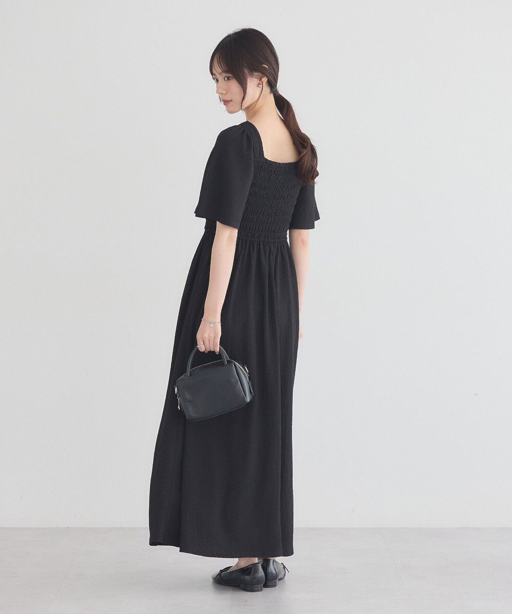 earth music&ecology 2wayシャーリングワンピース 