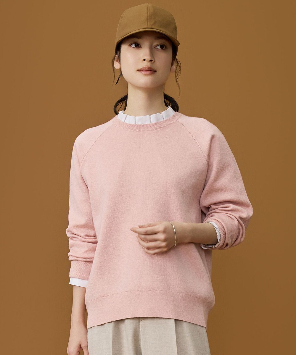 自由区 S 【カタログ掲載】スムージーラグランスリーブ ニット 