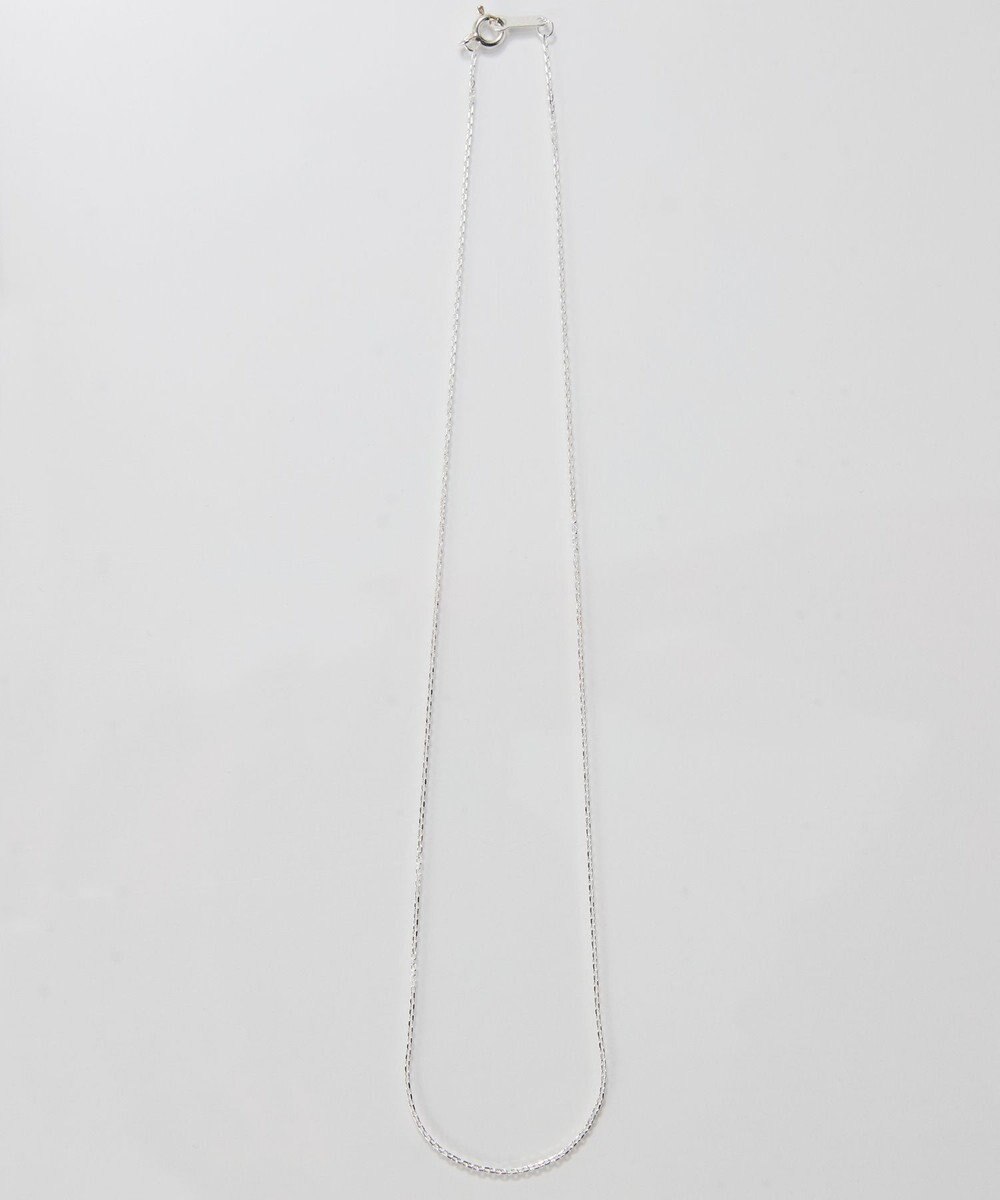 Phoebe 【SV925】シルキーシャインオーバルチェーンネックレス 
