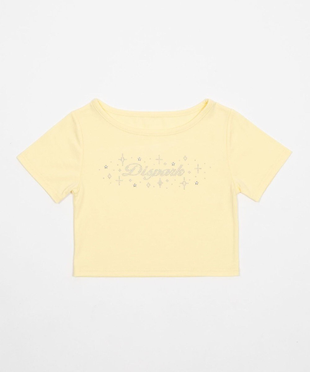 WEGO ロゴスタッズクロップドT 