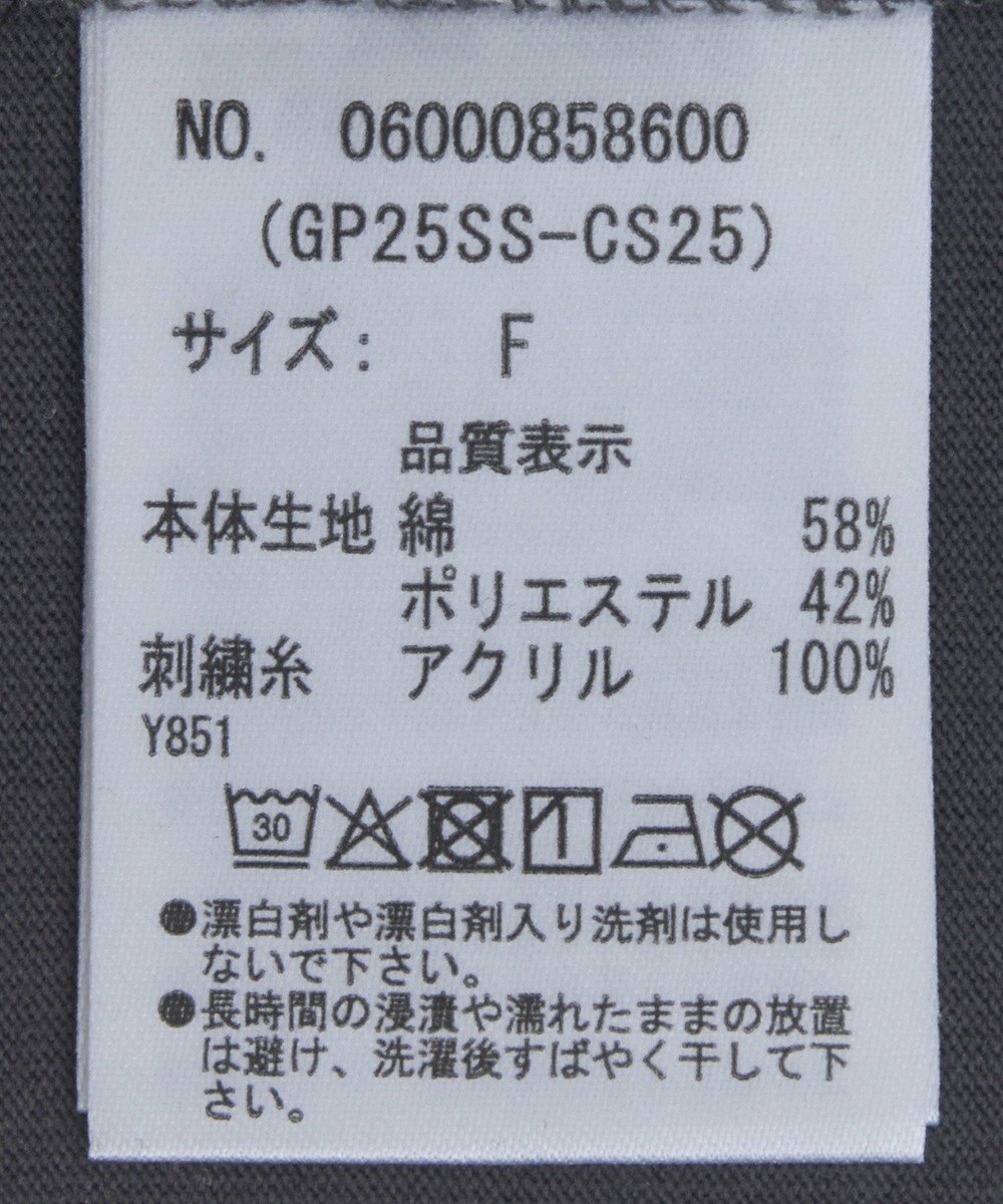 Green Parks ・ＤＯＵＢＬＥ　ＦＬＡＧＳ　ローズチェーン刺繍ＴＥＥ 