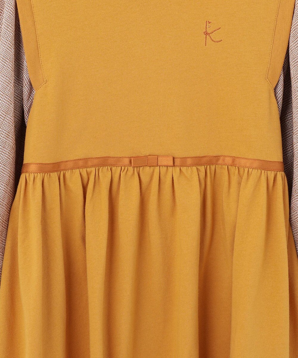 組曲 KIDS 【150-160cm】シェイプドカット ワンピース 