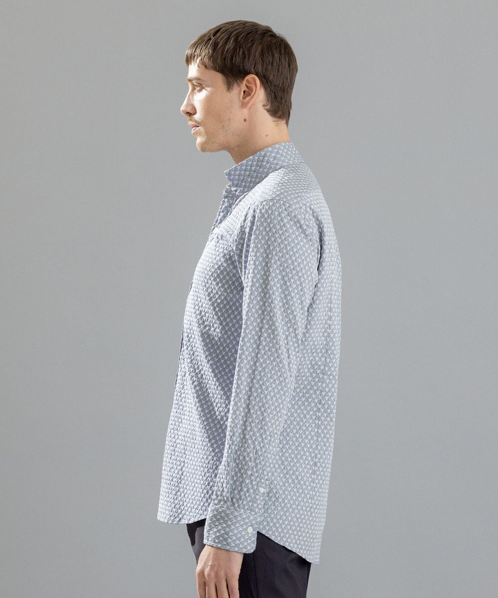 JOSEPH HOMME トライジャガードストレッチ　ウィングカラーシャツ 