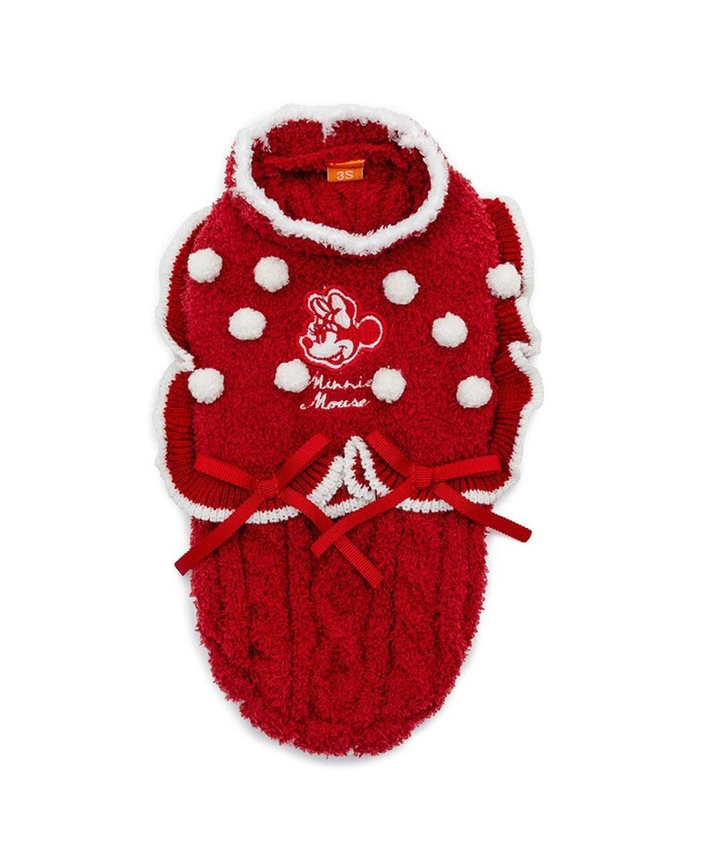 PET PARADISE ディズニー ミニーマウス リボン ニット 小型犬 