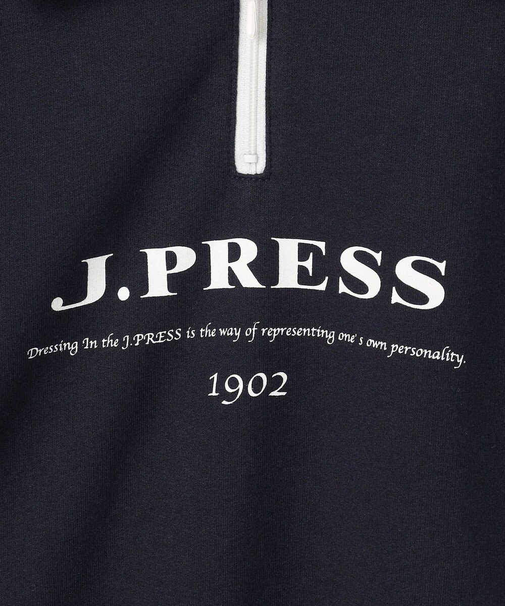 J.PRESS KIDS 【100-130cm】ミニ裏毛 ハーフジップ トレーナー 