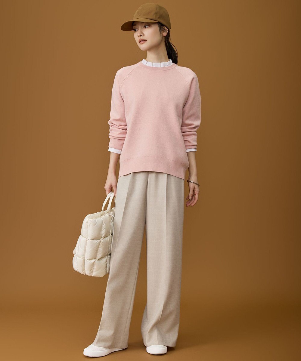 自由区 S 【カタログ掲載】スムージーラグランスリーブ ニット 