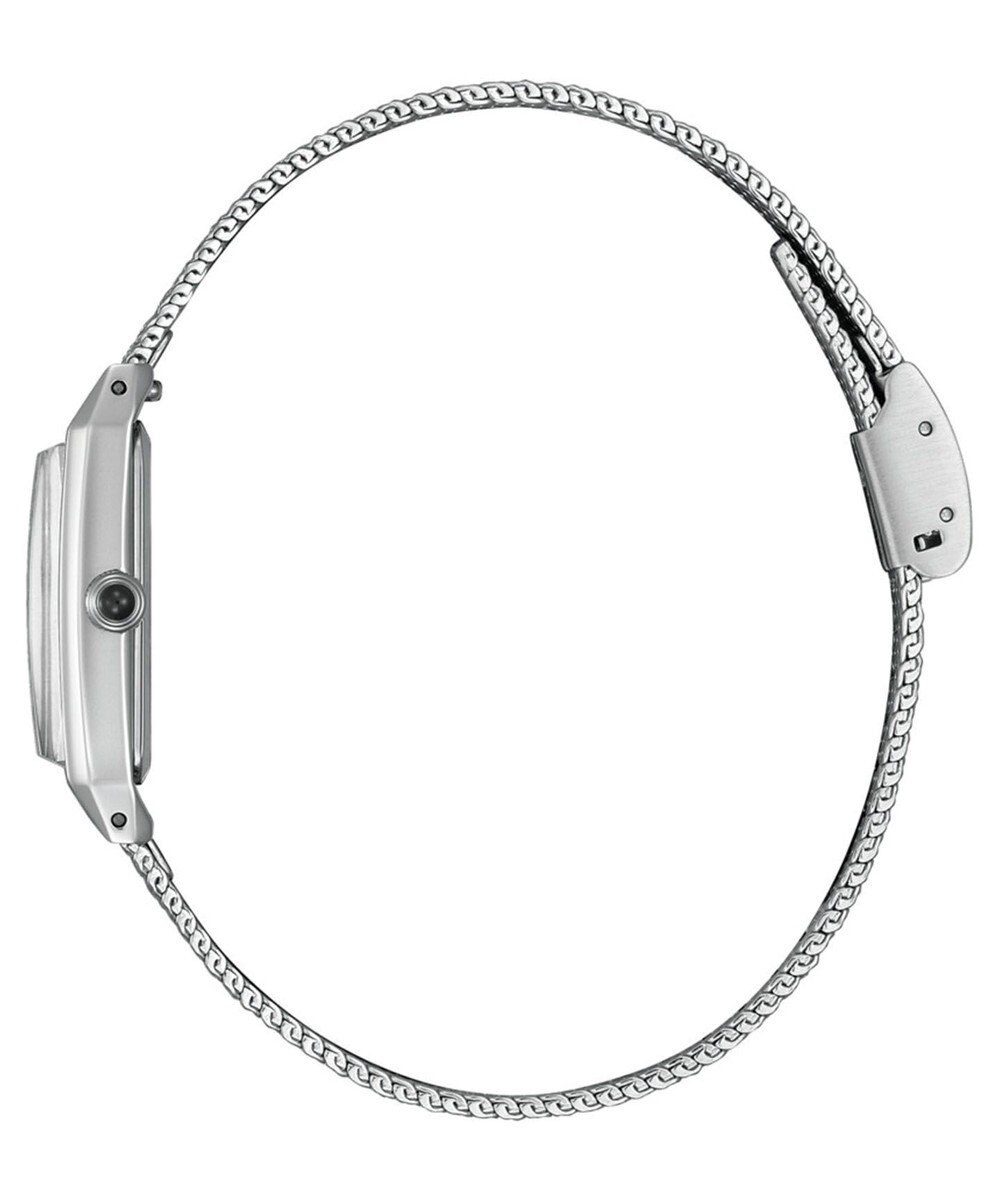CITIZEN 【替えバンド付き2way 限定モデル】電池交換不要のスリムなスクエアモデル EG7040-74D 