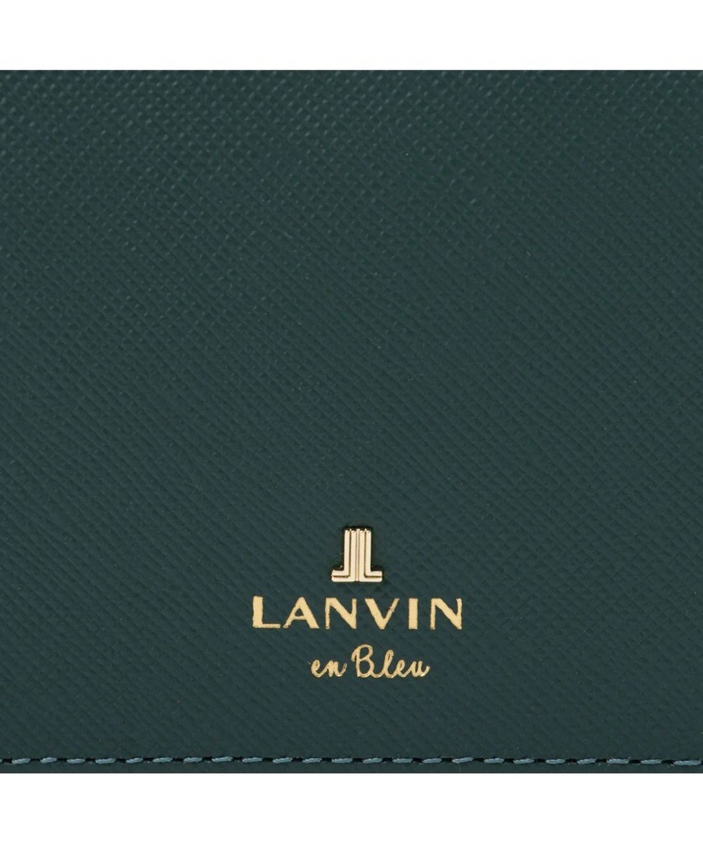 LANVIN en Bleu リュクサンブール 二つ折りコンパクト財布 