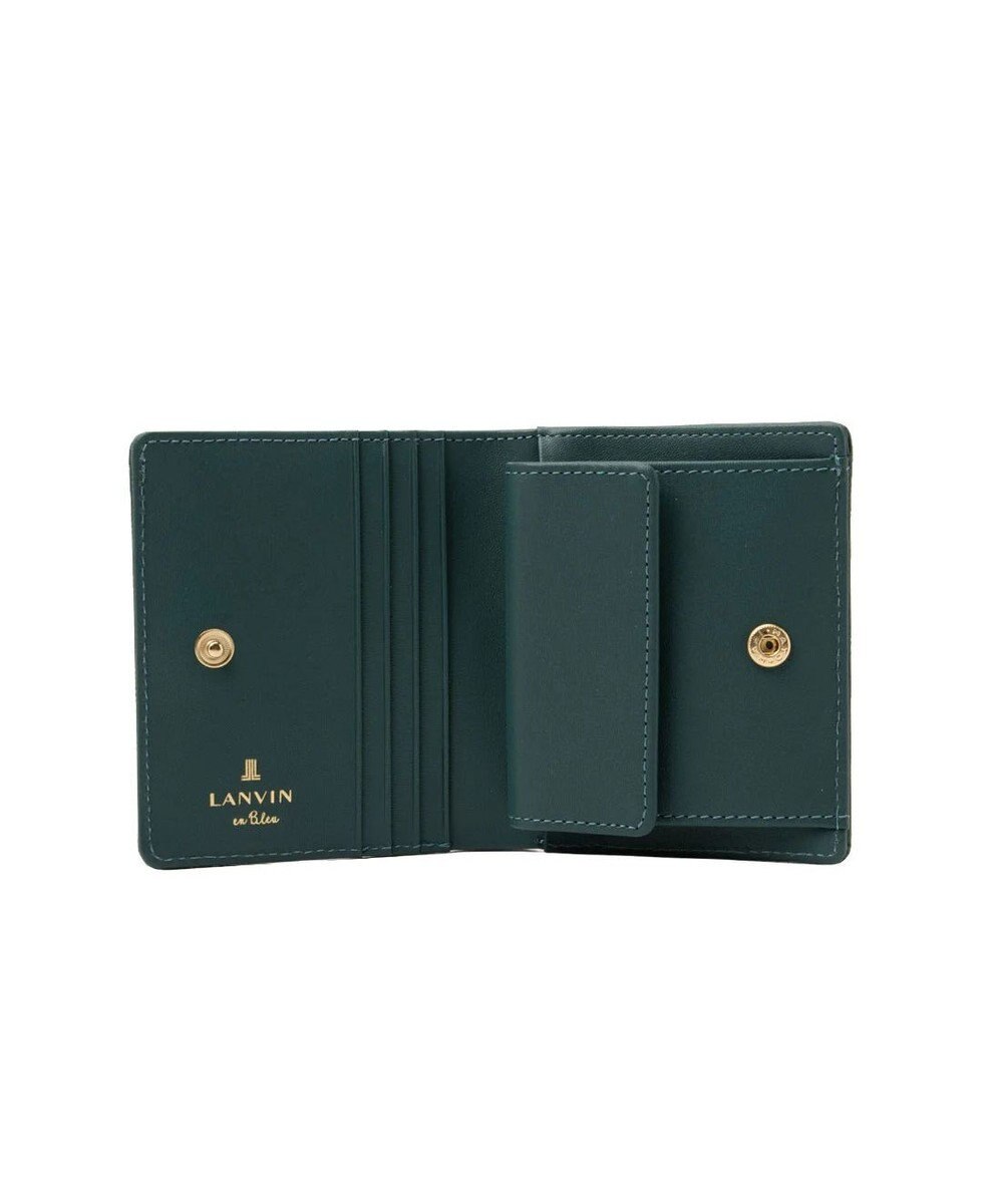 LANVIN en Bleu リュクサンブール 二つ折りコンパクト財布 