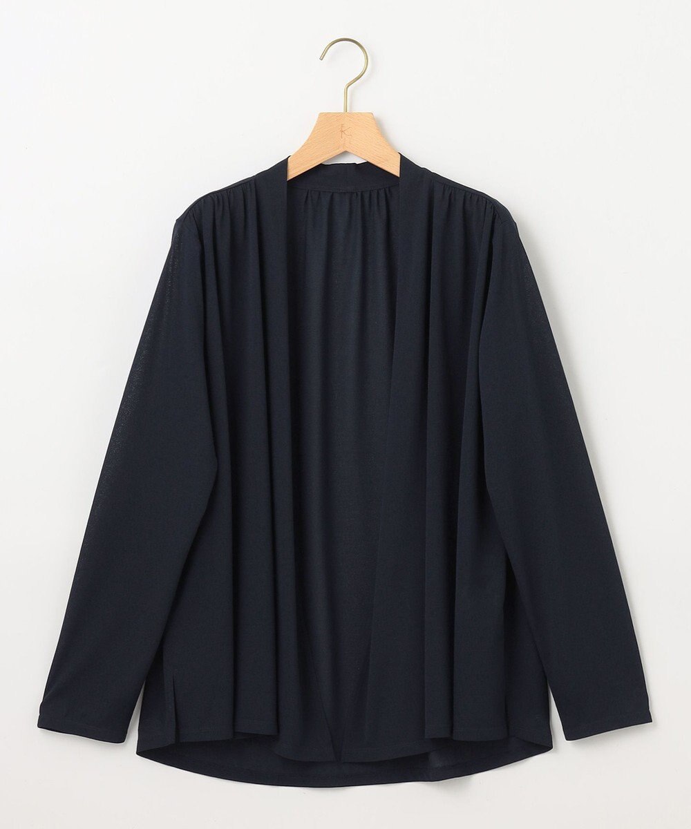 組曲 L 【冷房対策】パウダリージョーゼットカーディガン 