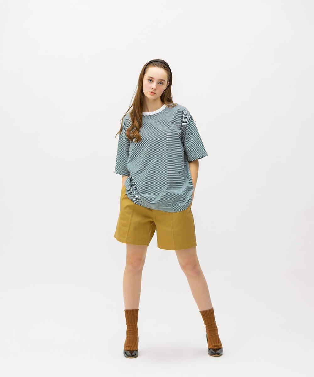 LENO THIN BORDER T-SHIRT / 細ボーダーTシャツ 《UNISEX》 