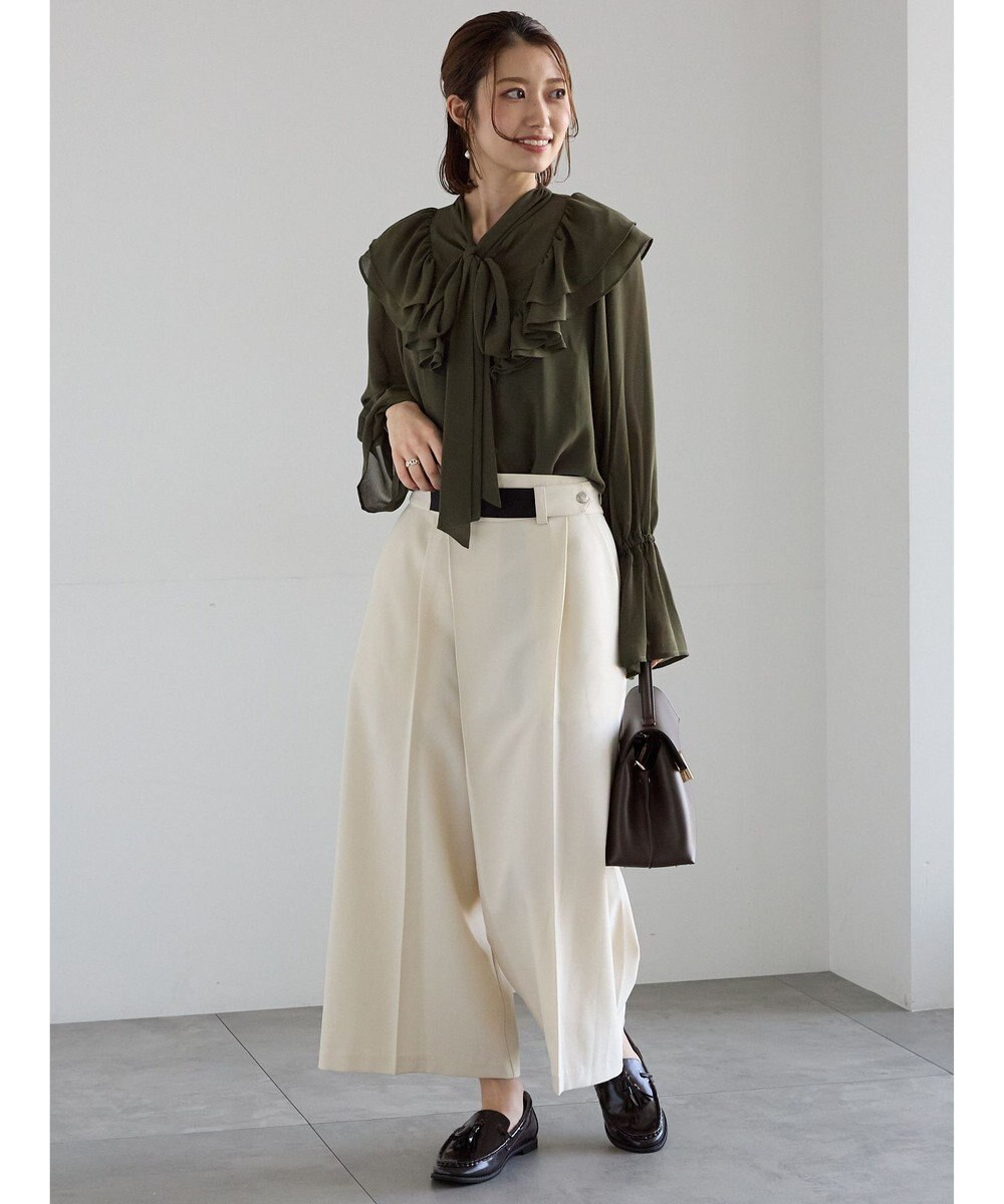 Te chichi ボウタイチュニックフリルブラウス《2025Autumn catalog vol.2 item》 