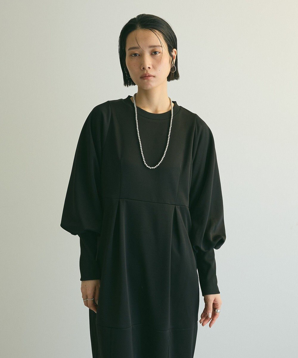 Green Parks ａ．ポンチ袖ボリュームワンピース 