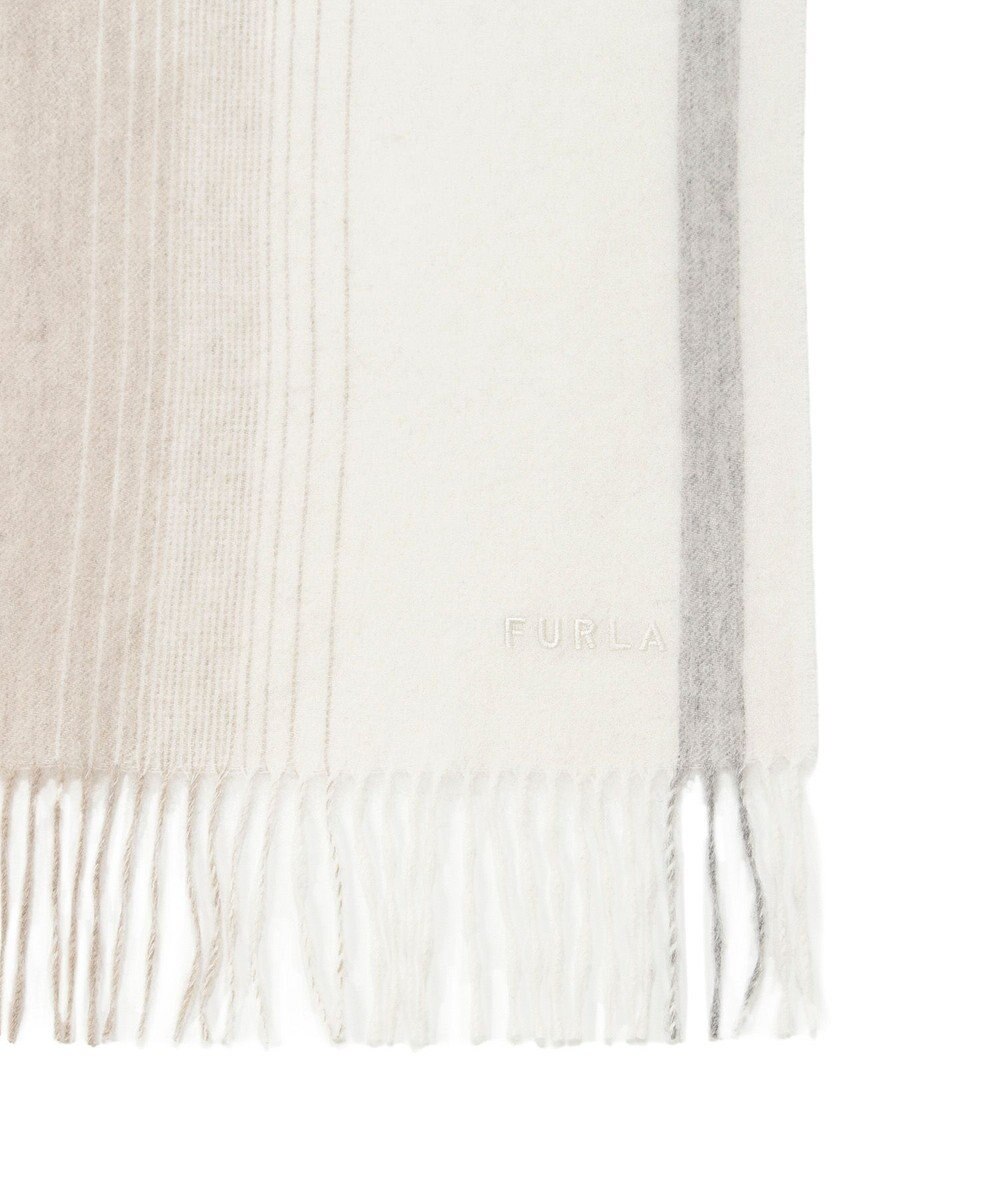 MOONBAT FURLA(フルラ）ウール100％ オンブレー カラーブロック ストール 