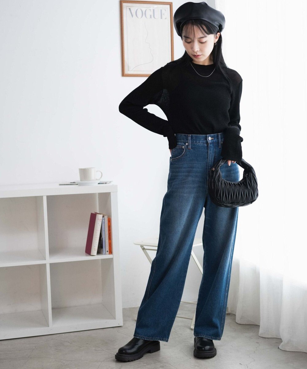 WEGO ラメリブニット 