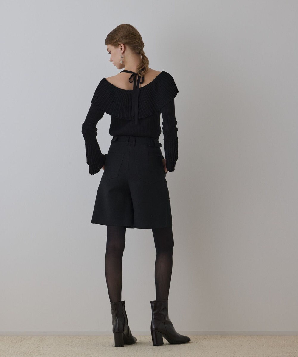 GRACE CONTINENTAL ツイーディーハーフパンツ 