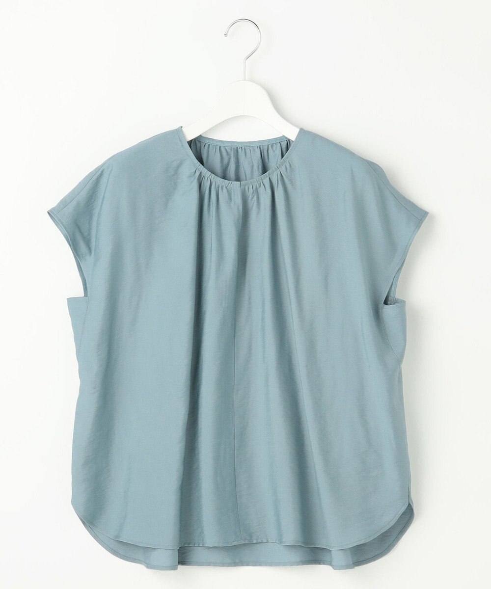 自由区 L 【カタログ掲載・人気素材・新型登場・新色追加・セットアップ対応】エアリーツイルプルオーバー ブラウス 