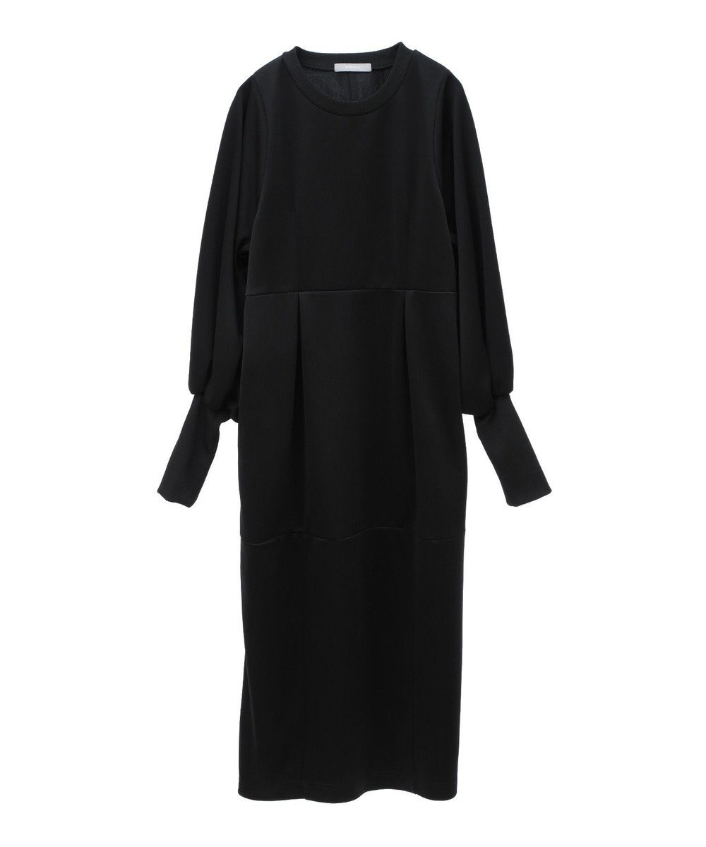 Green Parks ａ．ポンチ袖ボリュームワンピース 