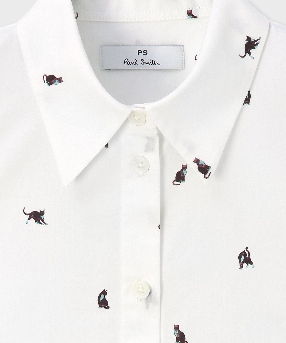Paul Smith Ditsy Cat コットン シャツ 