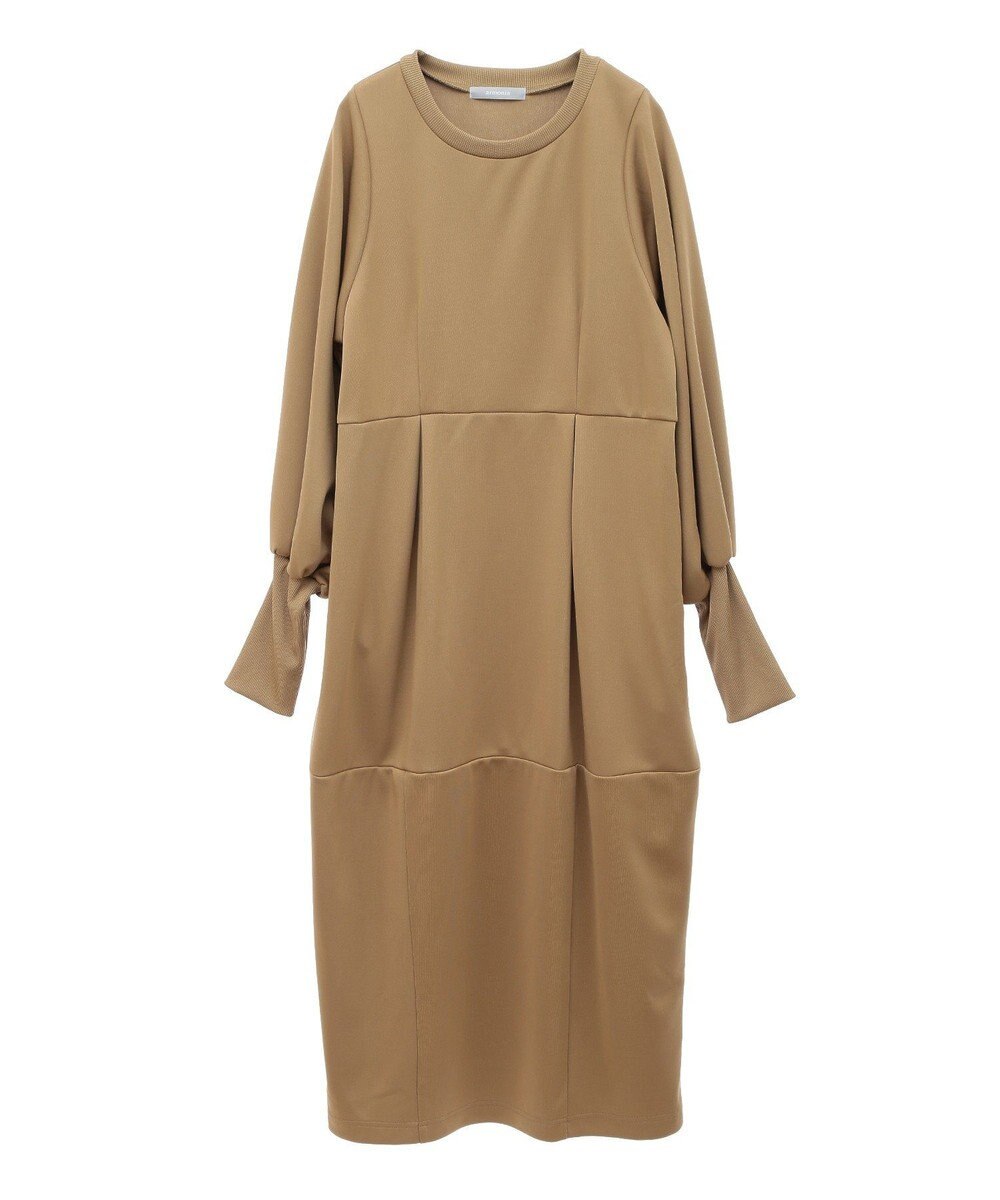 Green Parks ａ．ポンチ袖ボリュームワンピース 