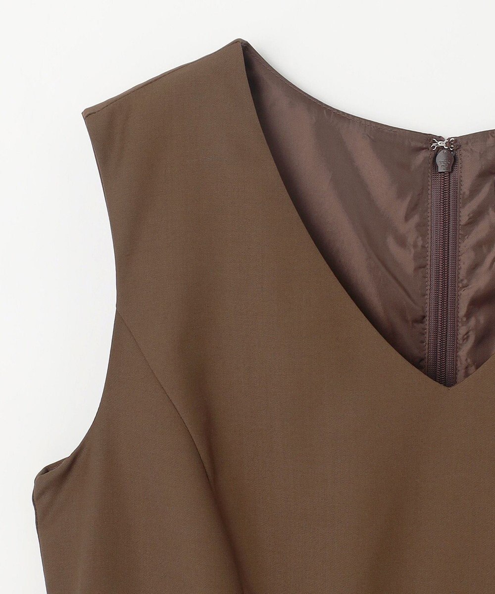 GRACE CONTINENTAL タックフレアロングワンピース 