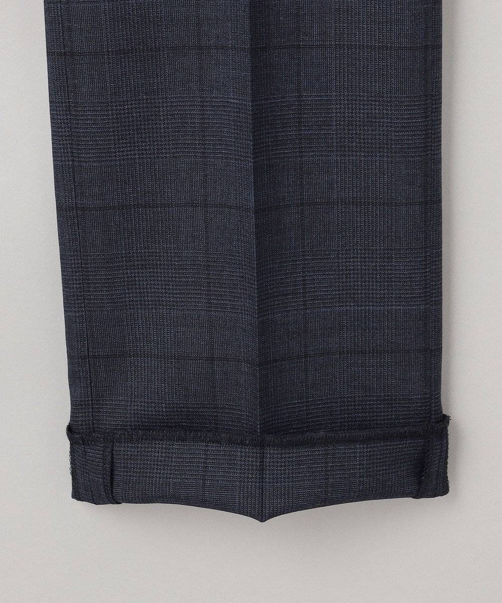 GOTAIRIKU シワになりにくい【御幸毛織/みゆきけおり】DRYSPINNER 平織スーツ_ネイビー格子 