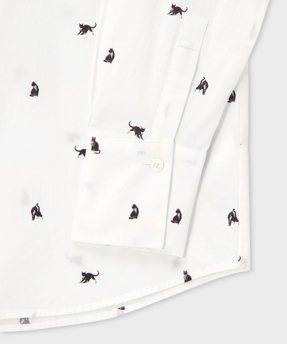 Paul Smith Ditsy Cat コットン シャツ 