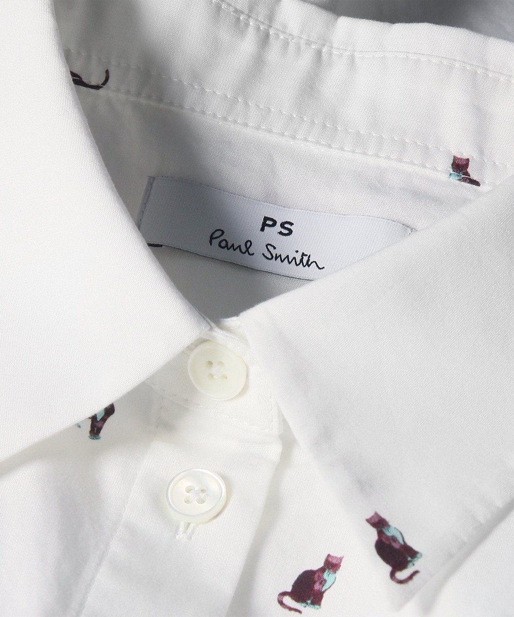 Paul Smith Ditsy Cat コットン シャツ 