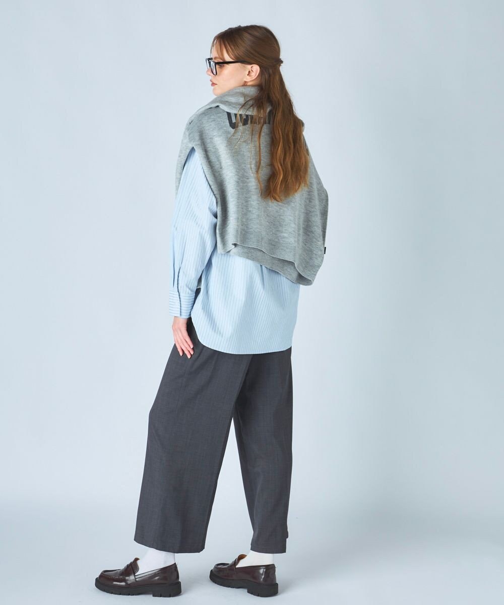 OP／FILA 【ocean pacific】ロゴ入りクルーニット 