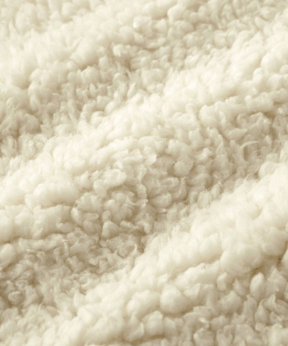 MIKI HOUSE HOT BISCUITS 【70-90cm】 お耳付きボアフリース ダッフルマント 