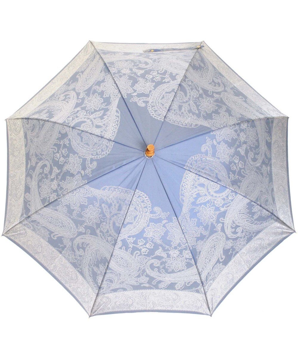 槇田商店 Kirie ペイズリー ミステリアスブルー 長傘 