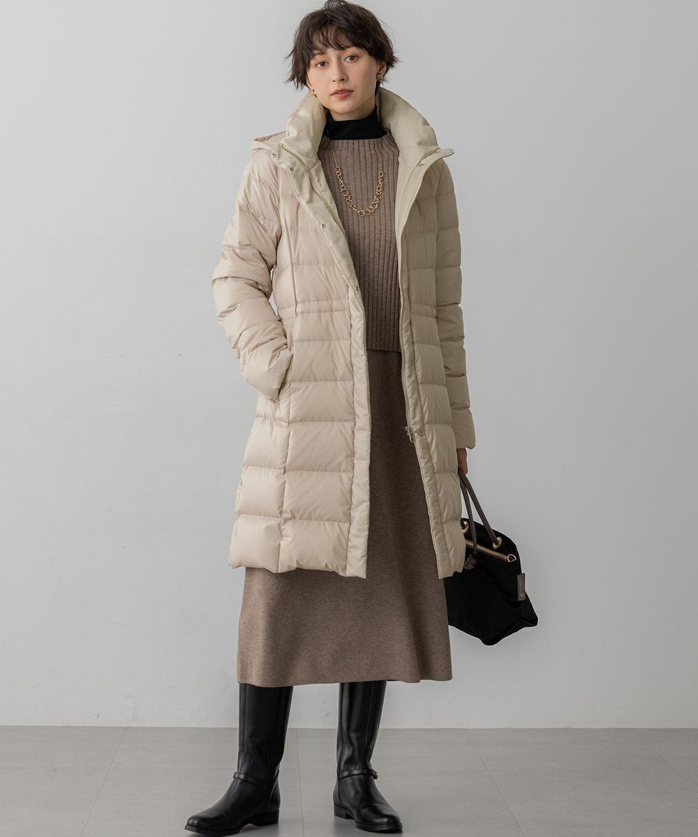 23区 L 【VERY掲載/新色追加】シレータフタ ロング ダウンコート 