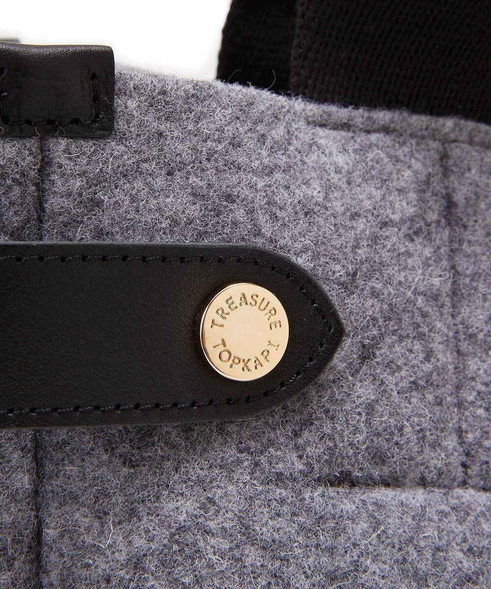 TOPKAPI 【TREASURE TOPKAPI】イタリアンフェルト サイドベルト トートバッグ 