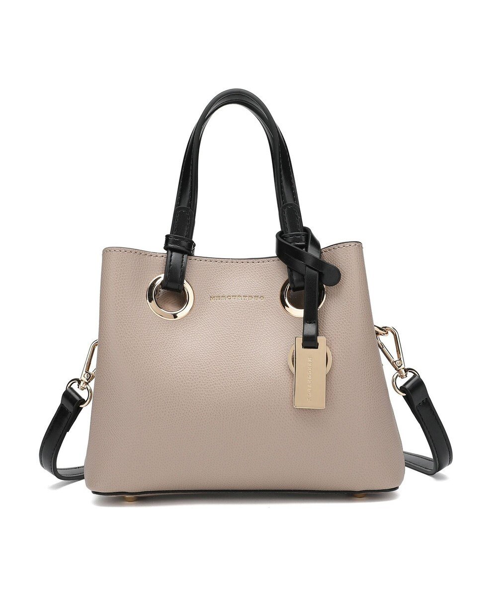 style code 【MERCURYDUO/マーキュリーデュオ】メタルアイレット　ミニショルダーバッグ、ハンドバッグ 