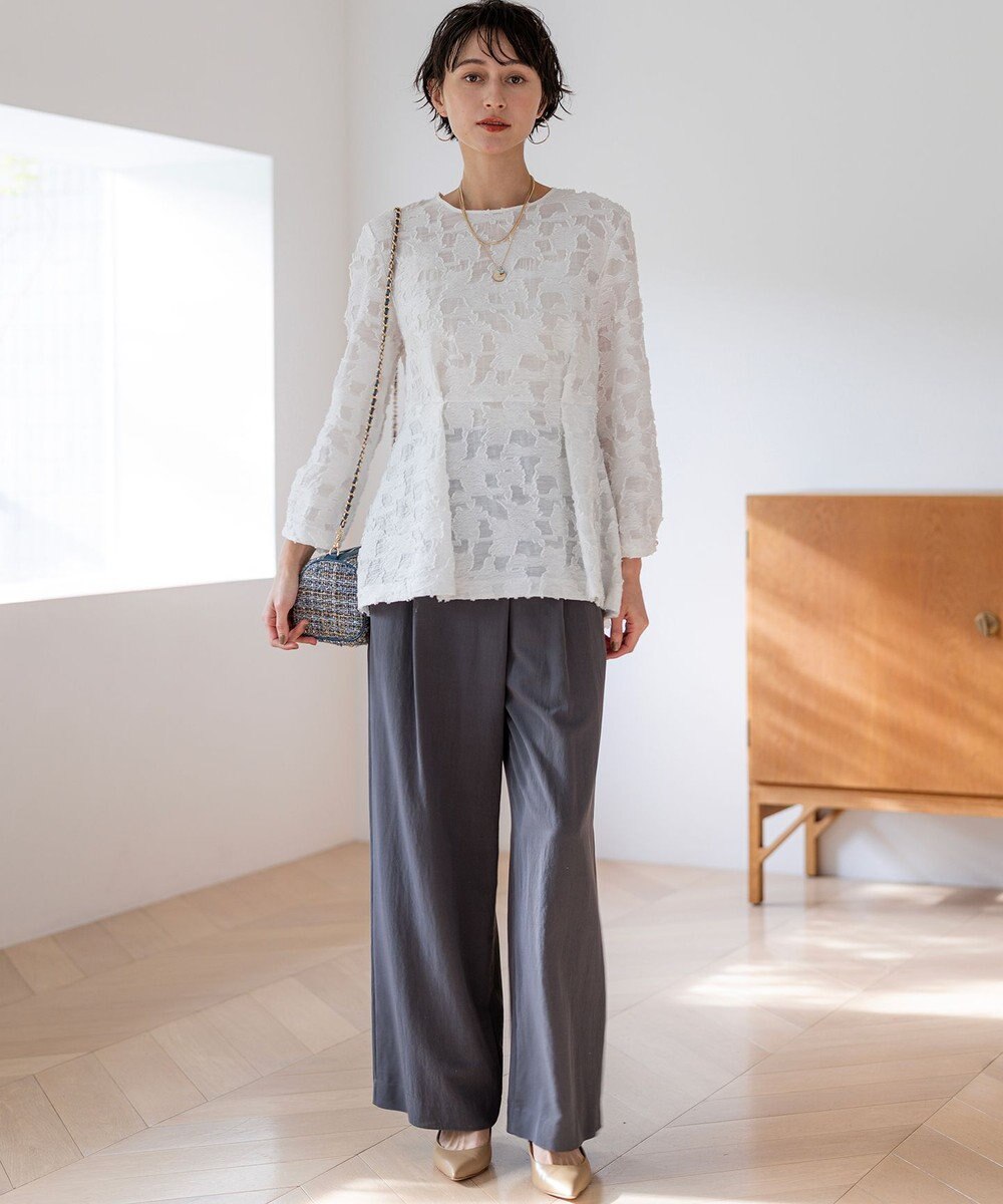 23区 GIOLICAツイード シリンダー ショルダーバッグ 