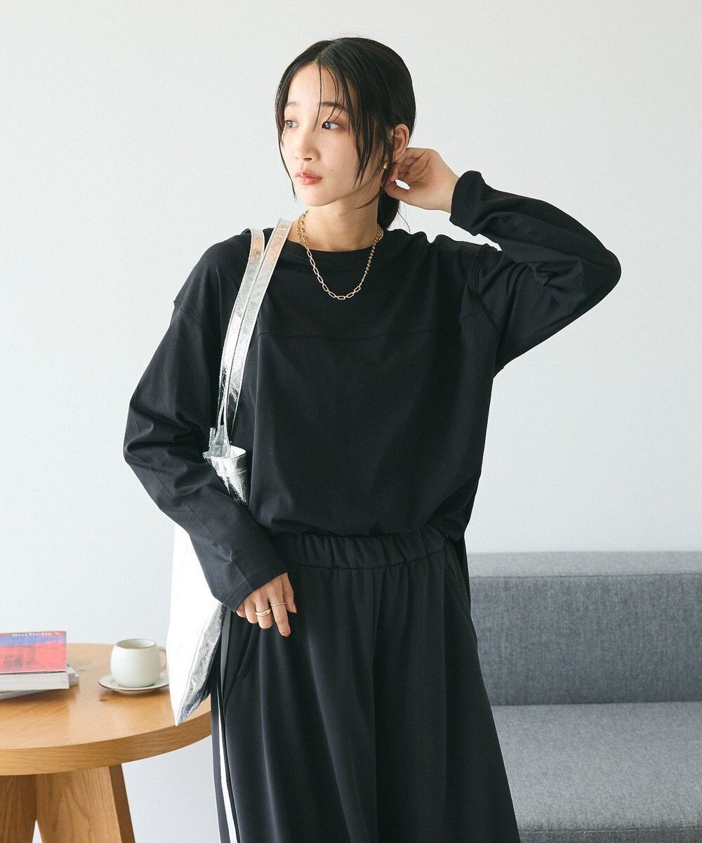 CRAFT STANDARD BOUTIQUE ワンポイント刺繍長袖チュニック 