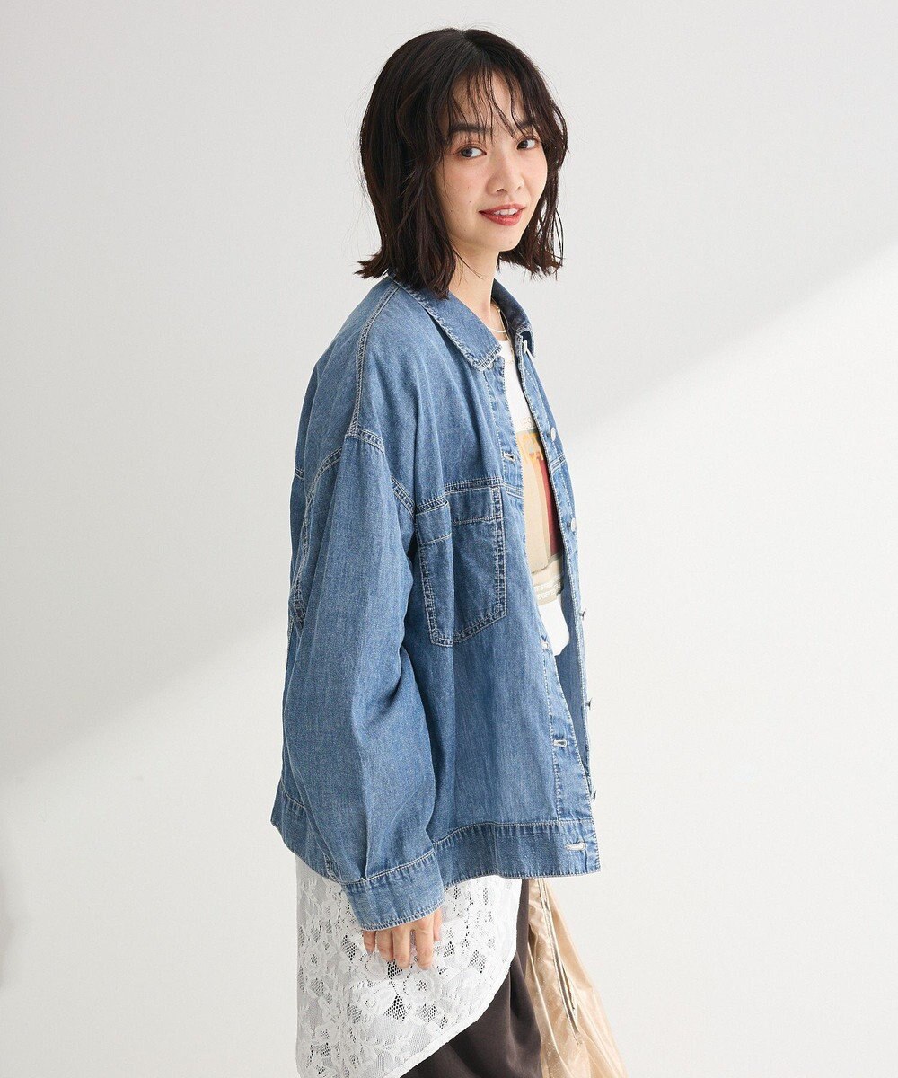 Green Parks シアーデニムシャツＧジャン 