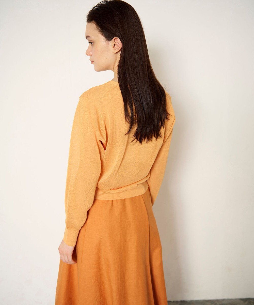 GRACE CONTINENTAL ラインVネックニットカーディガン 