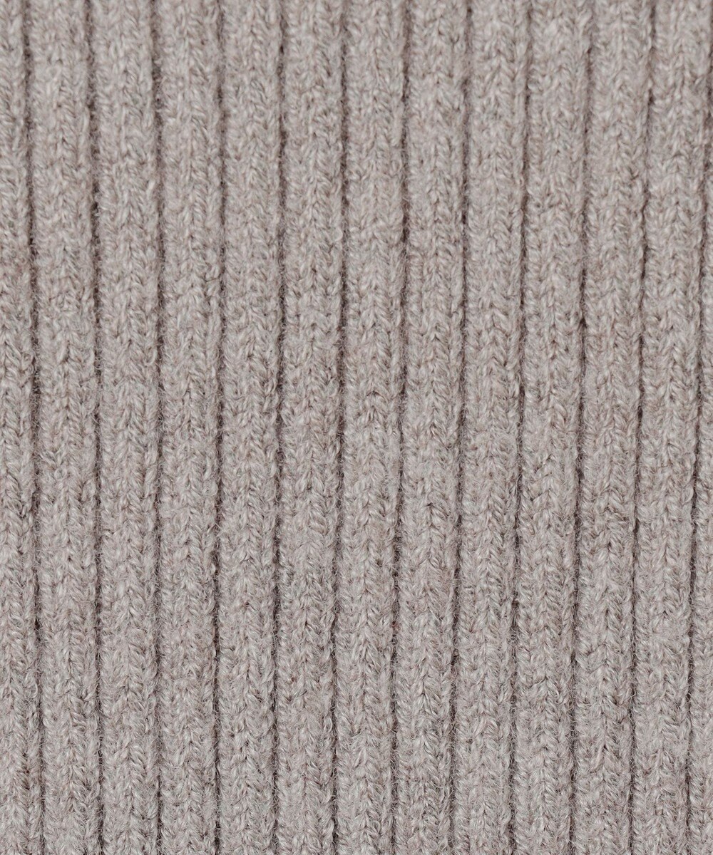 ANY SIS 【洗える】ネックパール調リブ ニット 