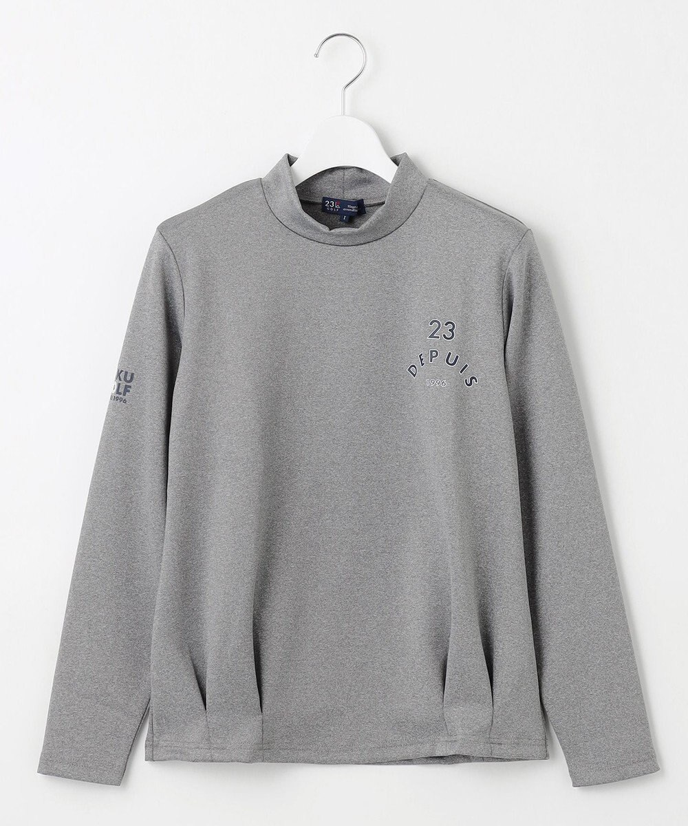 23区GOLF 【WOMEN】ライトダンボール モックネックシャツ 